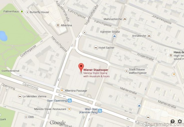 map of vienna state opera wiener staatsoper 1
