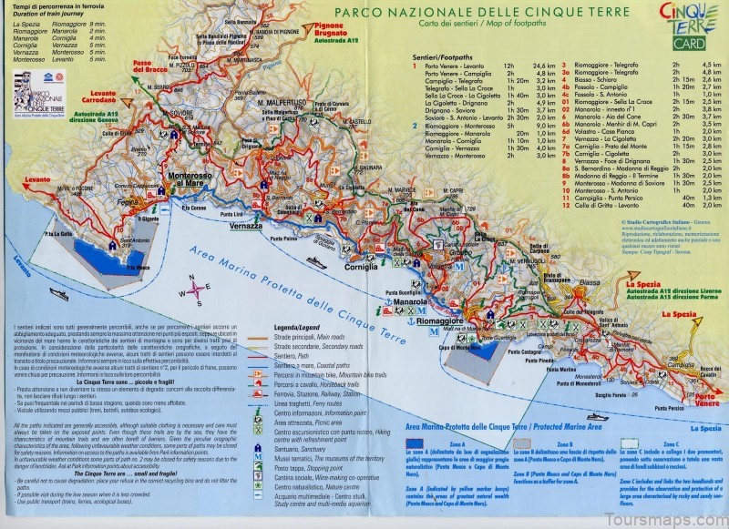 map of cinque terre grand hotel portovenere reviews where to stay in cinque terre 8