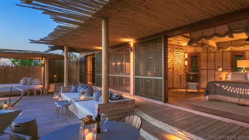 map of botswana mombo camp botswana 2