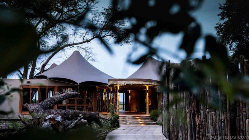 map of botswana mombo camp botswana 3