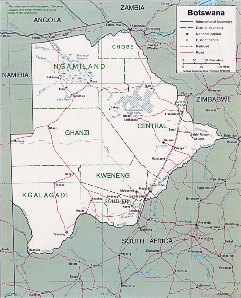 map of botswana mombo camp botswana 5