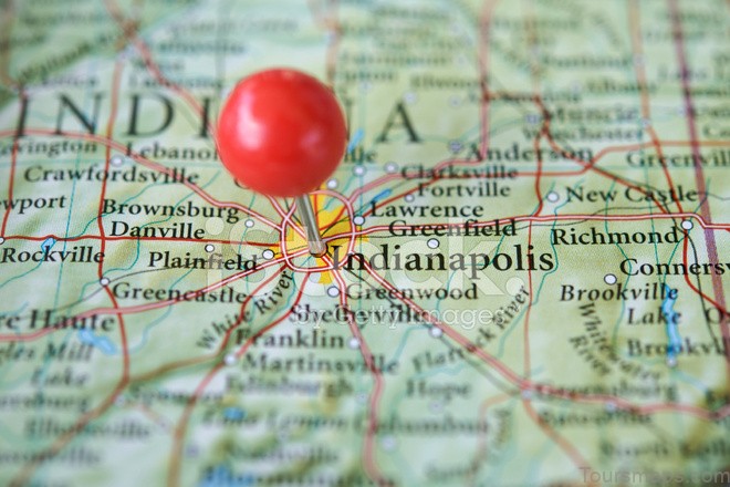 11879139 indianapolis on a map