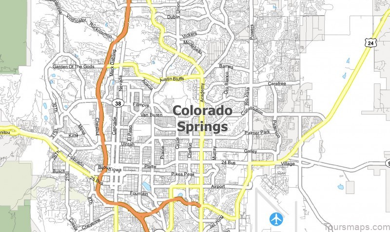 %name Colorado Springs Map – Map of Colorado Springs