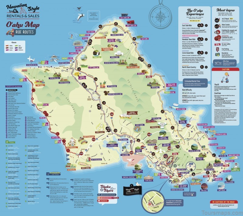 HawaiianStyle Oahu moped map 2020 scaled 1