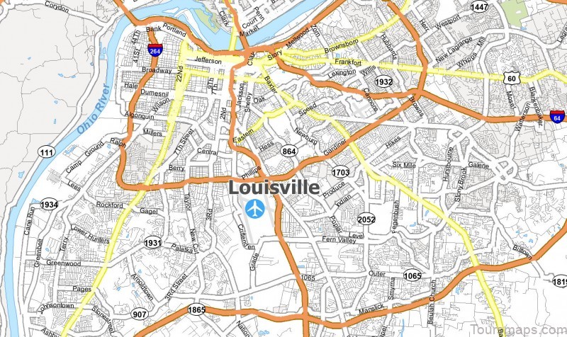 Louisville Map Feature