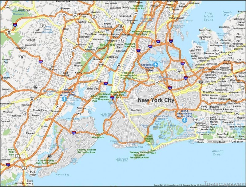 New York City Map New York 1265x964 1