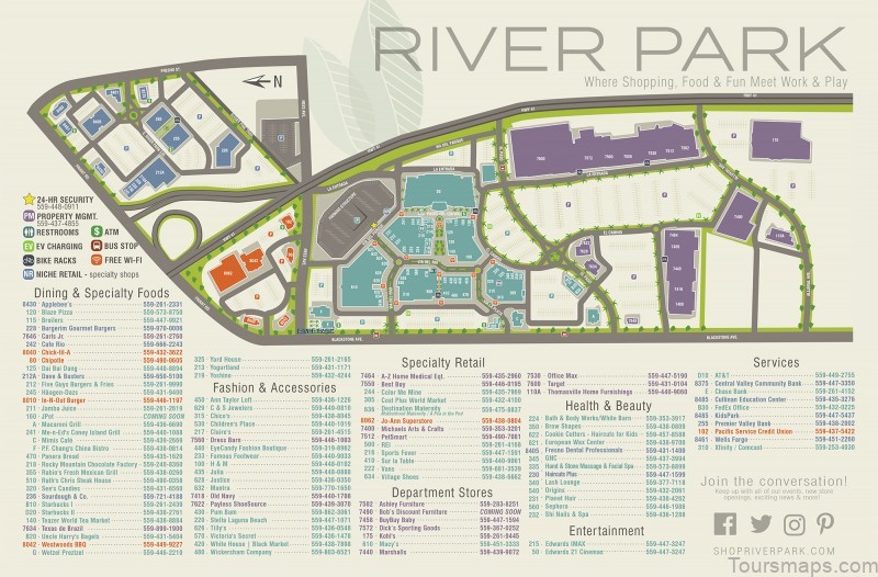 River Park Shops Map 12 2019