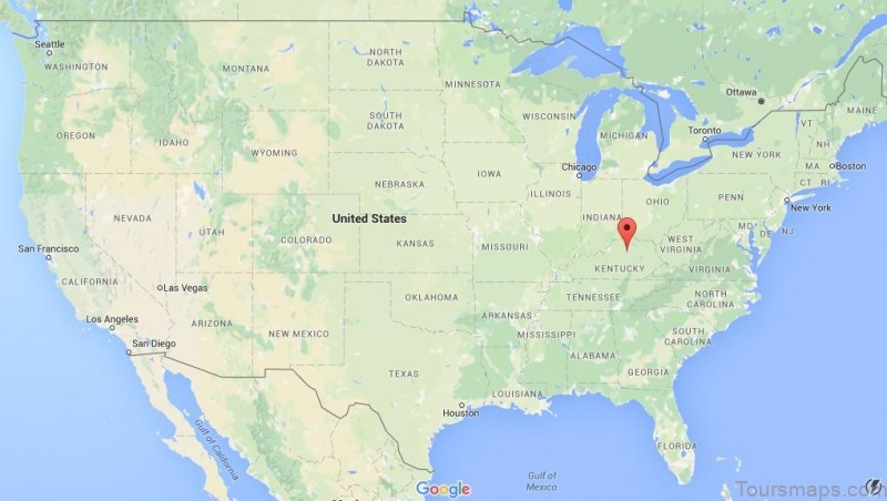 Where is Lexington on map of USA