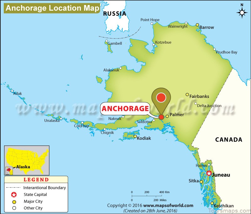 anchorage location map