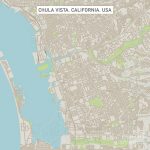 chula vista california us city street map frank ramspott
