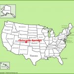 colorado springs location on the us map