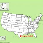 corpus christi location on the us map
