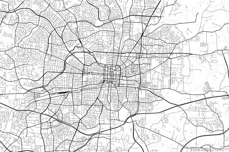 greensboro north carolina usa light map jurq studio