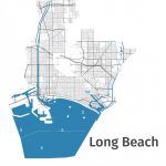 long beach map detailed map of long beach city administrative area cityscape panorama royalty free vector illustration outline map with highways 2FKP057