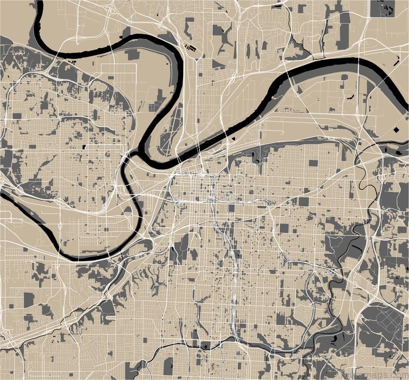 %name Kansas City Map Free Download   Kansas City Guide