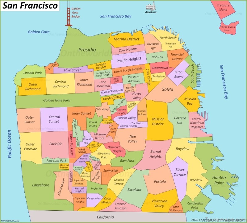 map of san francisco max