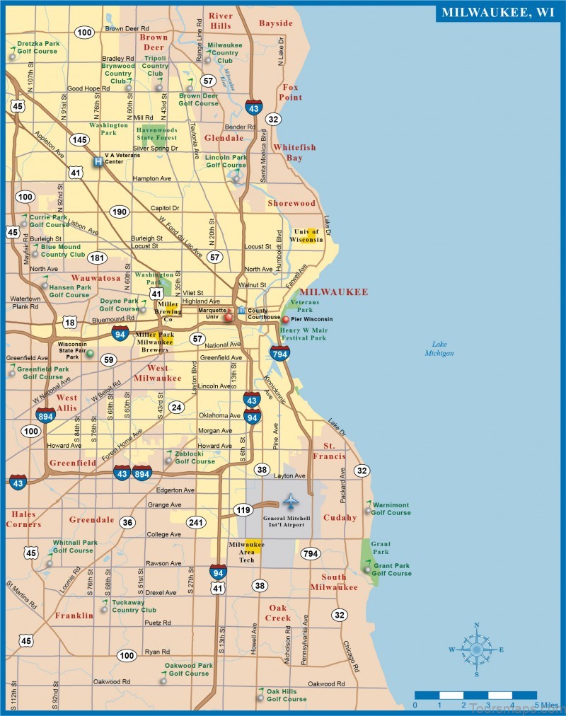 milwaukee map 1