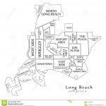 modern city map long beach california city usa nei modern city map long beach california city usa 117794491