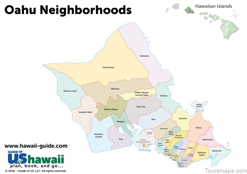 oahu neighborhoods map