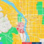 portland neighborhood map