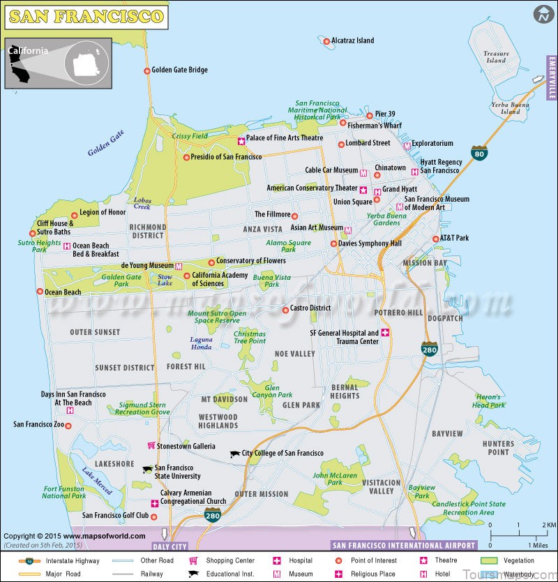 san francisco city map