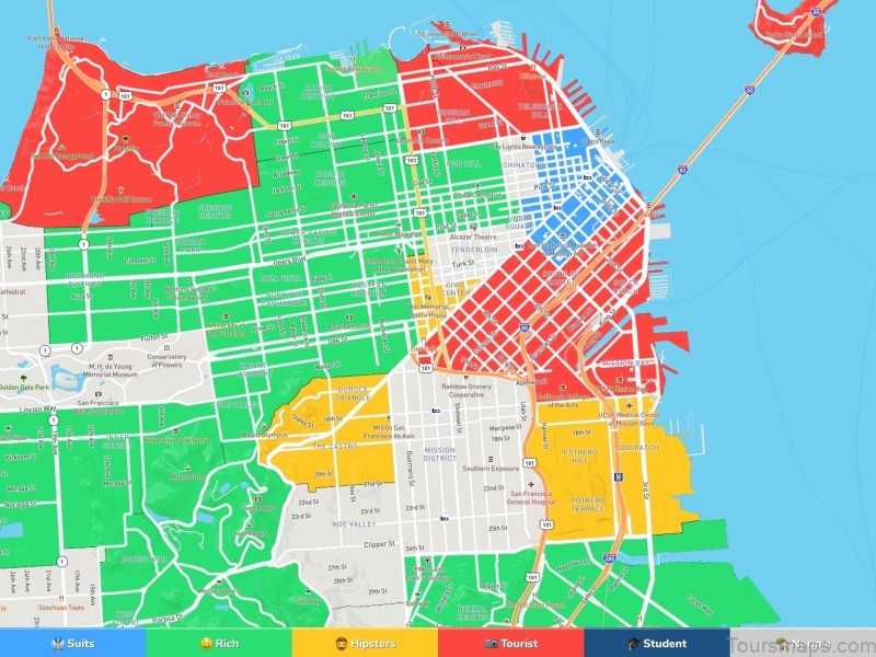 %name Map of San Francisco   San Francisco Map Free
