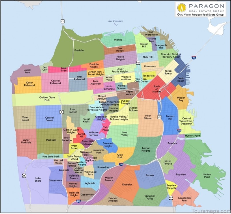san francisco neighborhood map