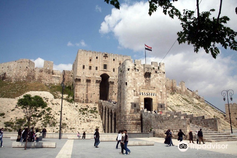 aleppo travel guide for tourist map of aleppo 3