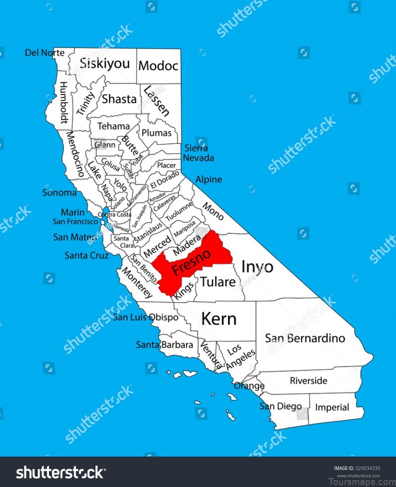 fresno travel guide for tourist map of fresno 3