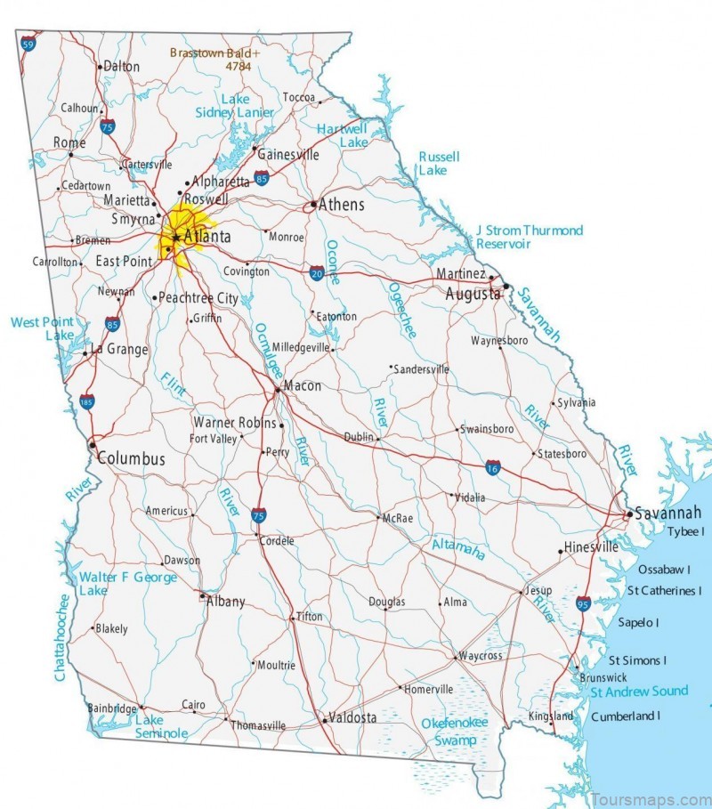 georgia travel guide for tourists a map of georgia 3