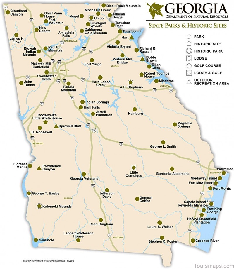 georgia travel guide for tourists a map of georgia
