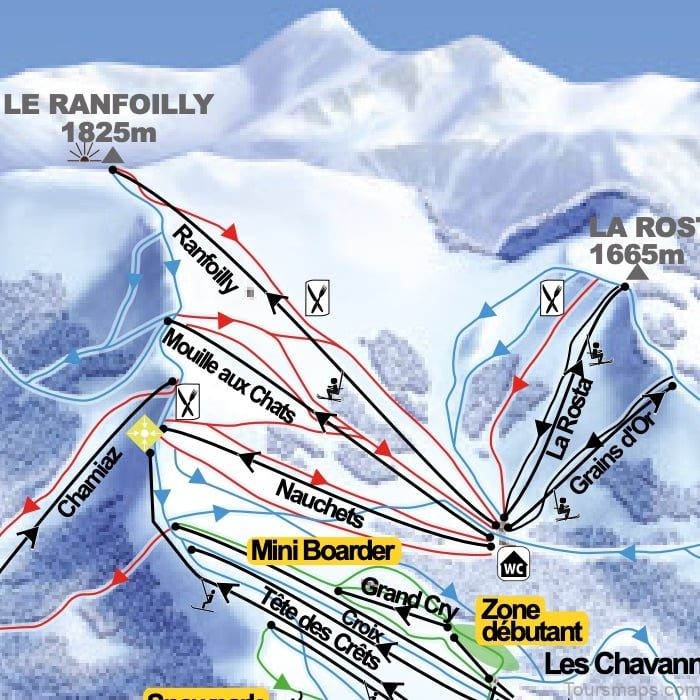 a complete guide to morzine travel tourism map of morzine 4