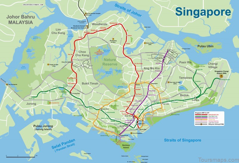 a singapore travel guide for tourists map of singapore 1
