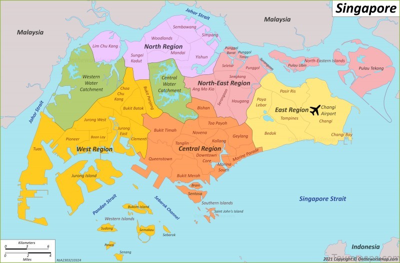 a singapore travel guide for tourists map of singapore 2