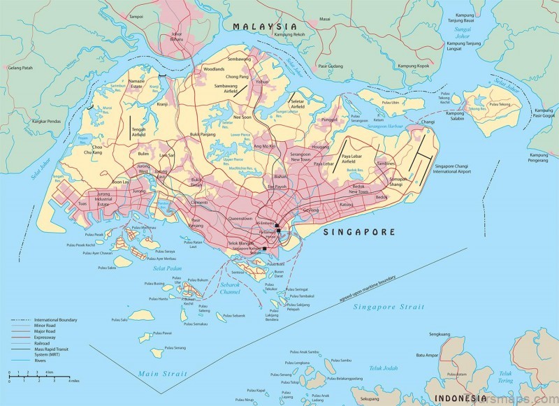 a singapore travel guide for tourists map of singapore 4