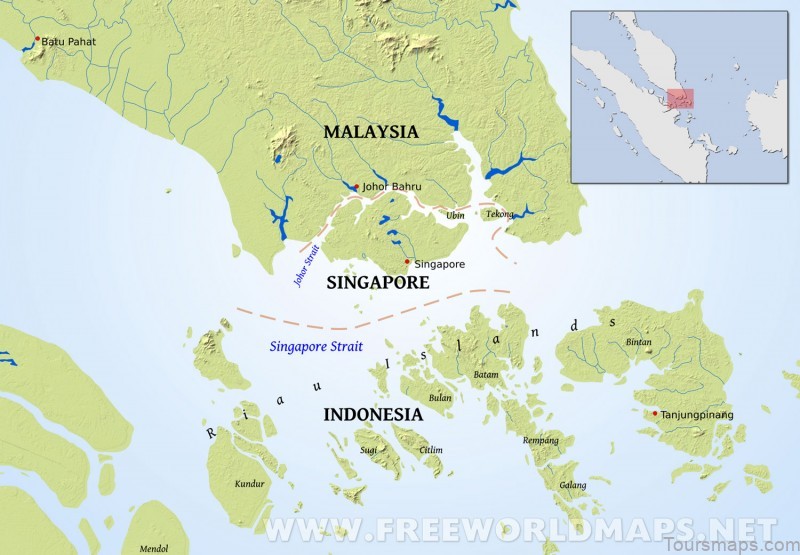 a singapore travel guide for tourists map of singapore 6