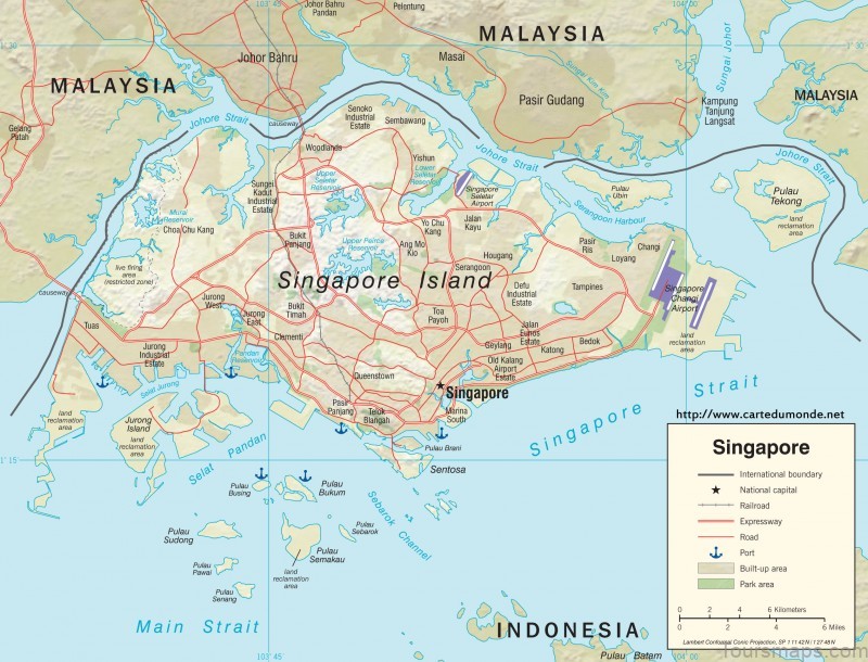 a singapore travel guide for tourists map of singapore