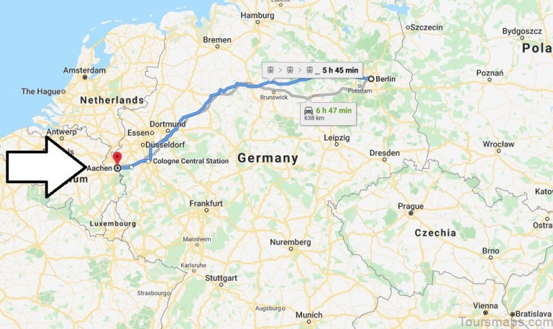 aachen travel guide map of aachen in germany 2
