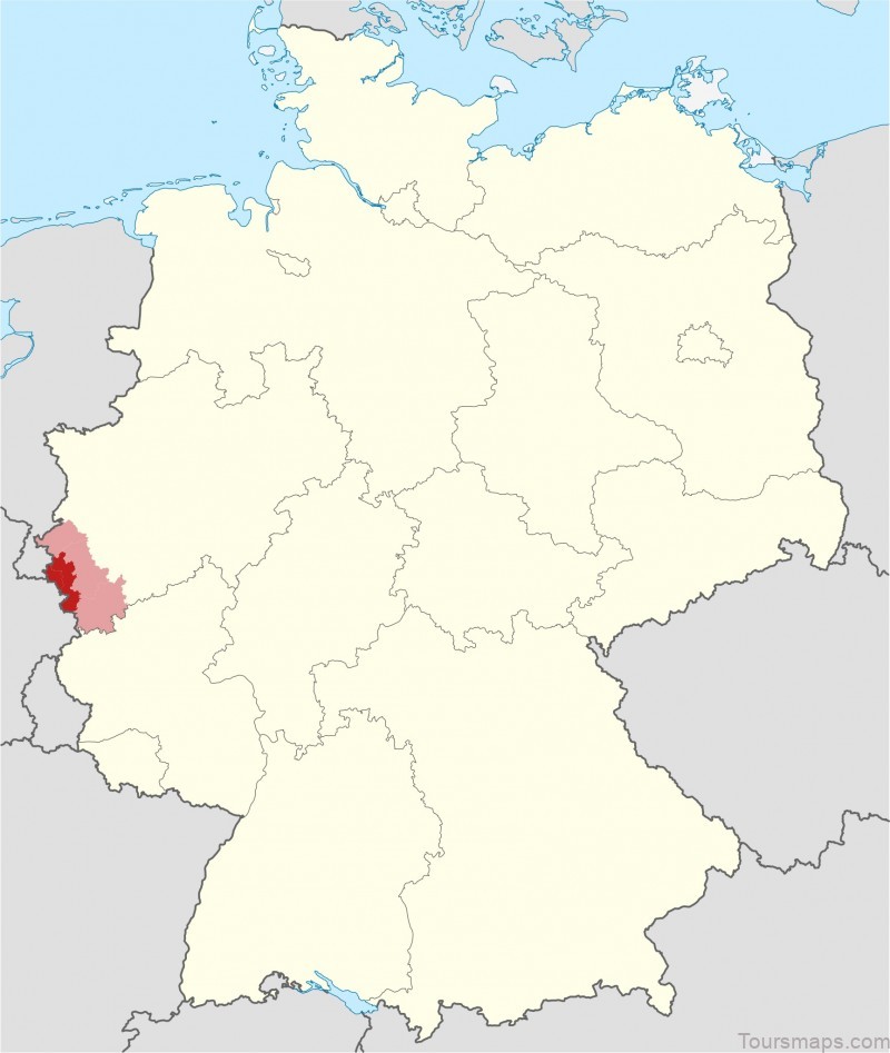 aachen travel guide map of aachen in germany 5