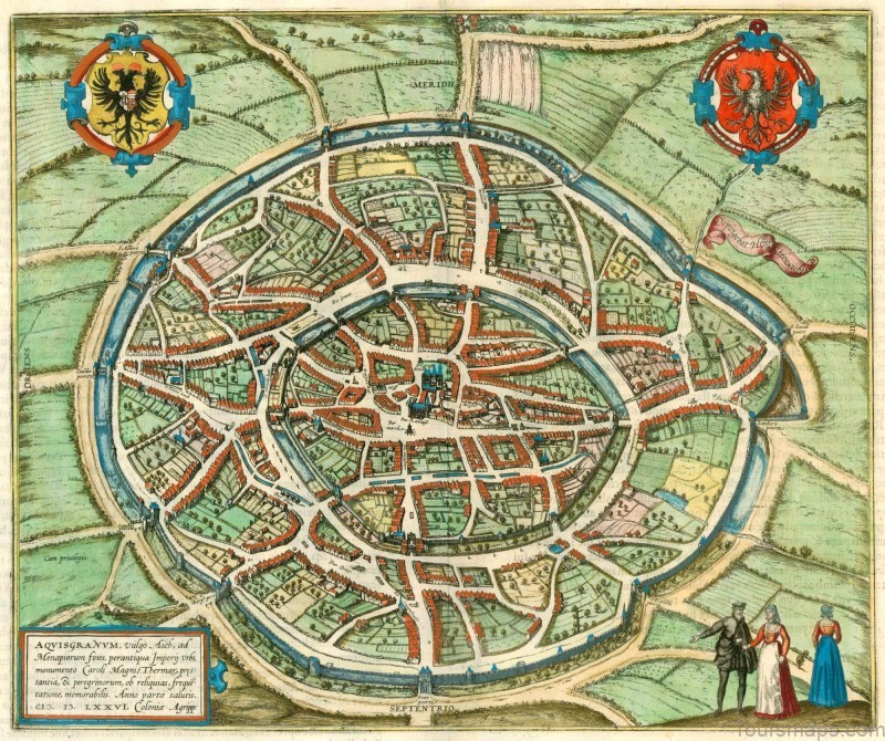 aachen travel guide map of aachen in germany