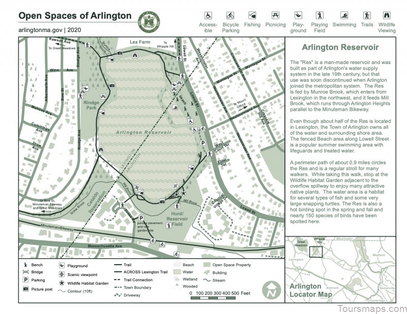 arlington travel guide for tourist map of arlington 6