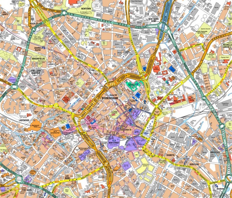 birmingham map welcome to the city of a new orleans 1