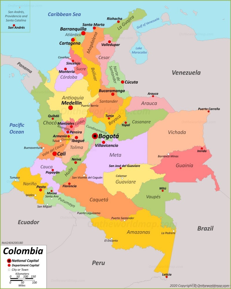 colombia travel guide for tourists map of colombia 3