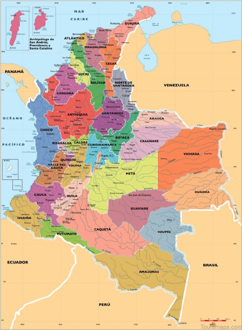 colombia travel guide for tourists map of colombia 5