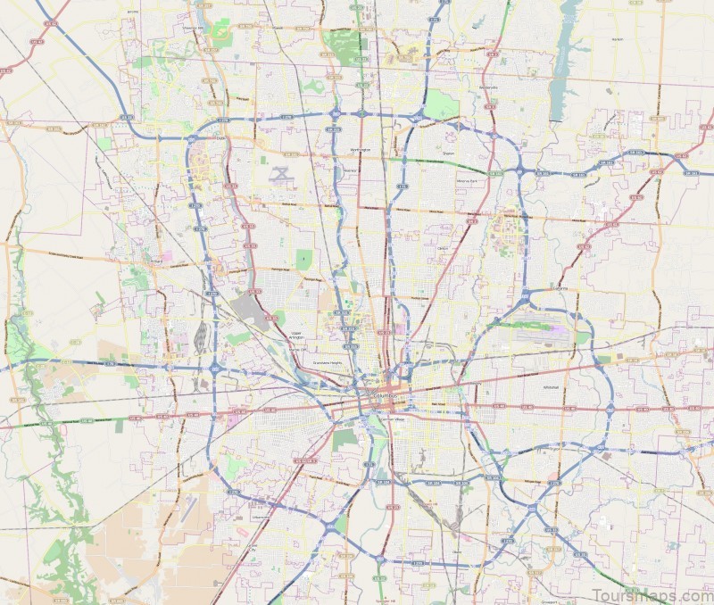 columbus travel guide for tourist map of columbus ohio 5