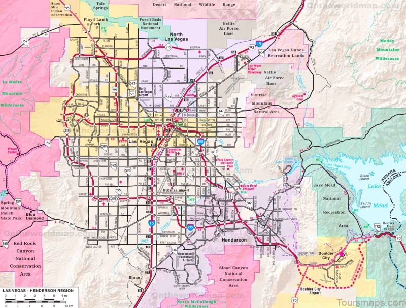 henderson travel guide map of henderson 5