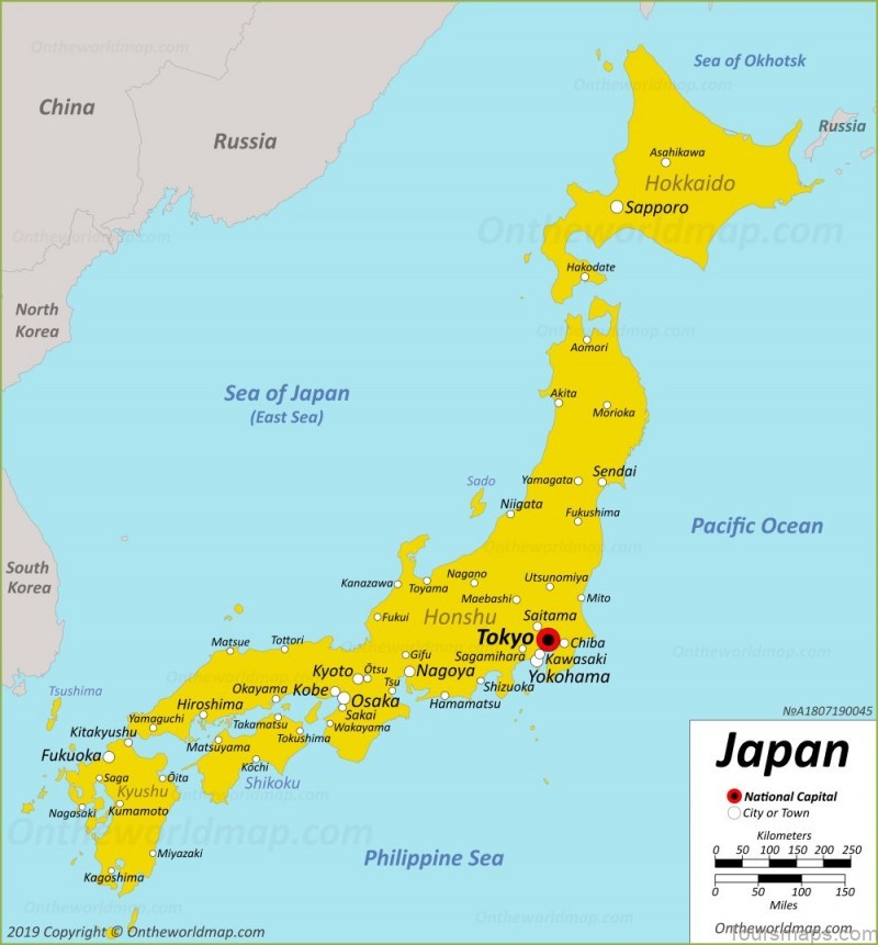 japan travel guide for a tourist map of japan 5