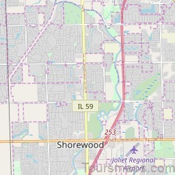 joliet travel guide for tourist map of joliet 1