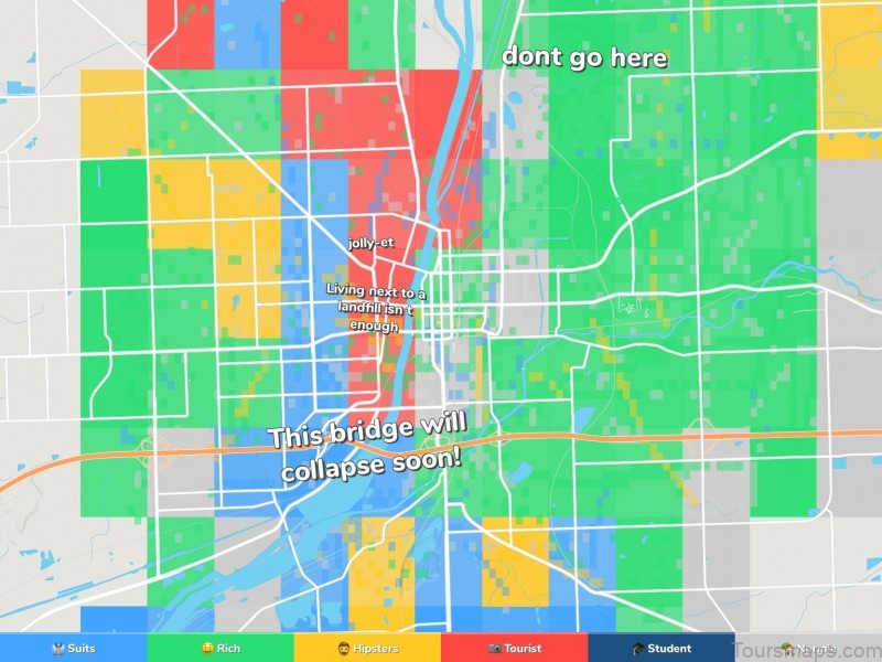 joliet travel guide for tourist map of joliet 3