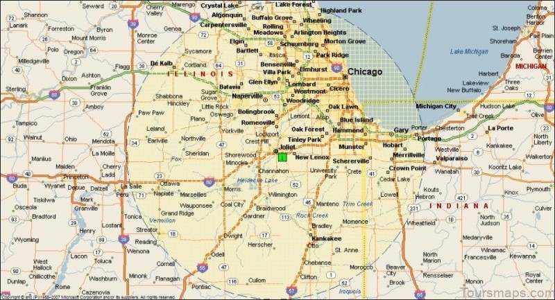joliet travel guide for tourist map of joliet